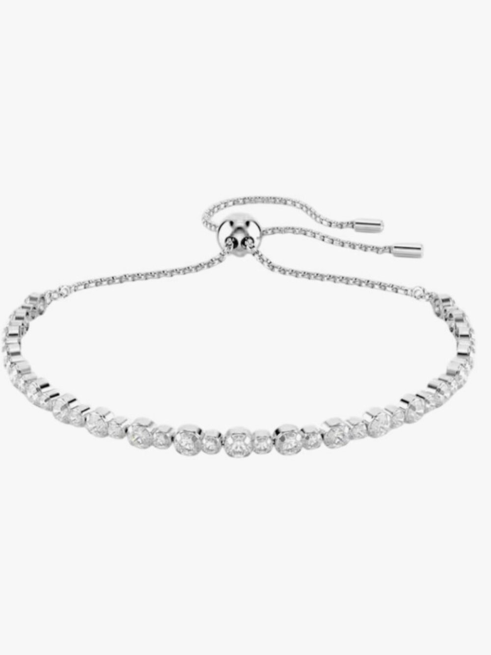 Swarovski Matrix Tennis Bracelet White Rhodium Plated 5677813 NEW WITH BOX